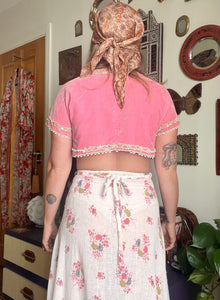 Hazy Dayz “Pink Moon” Antique Bolero Jacket