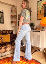 Hazy Dayz Brittania Sportswear Windowpane Flares