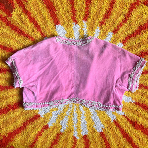 Hazy Dayz “Pink Moon” Antique Bolero Jacket
