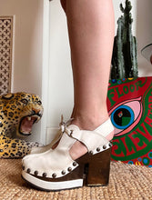 Hazy Dayz "White Room" Platform Clog Shoes