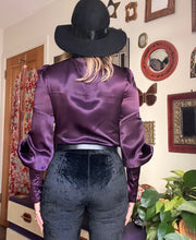 Hazy Dayz 60s Biba Satin Shirt