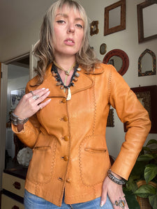 Hazy Dayz North Beach Leather Jacket