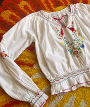 Hazy Dayz “Rose Garden” Embroidered Blouse