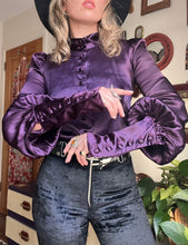 Hazy Dayz 60s Biba Satin Shirt