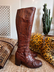 Hazy Dayz Gohil's Snakeskin Boots