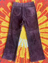 Hazy Dayz “Coconut Grove” Suede Kick-Flares