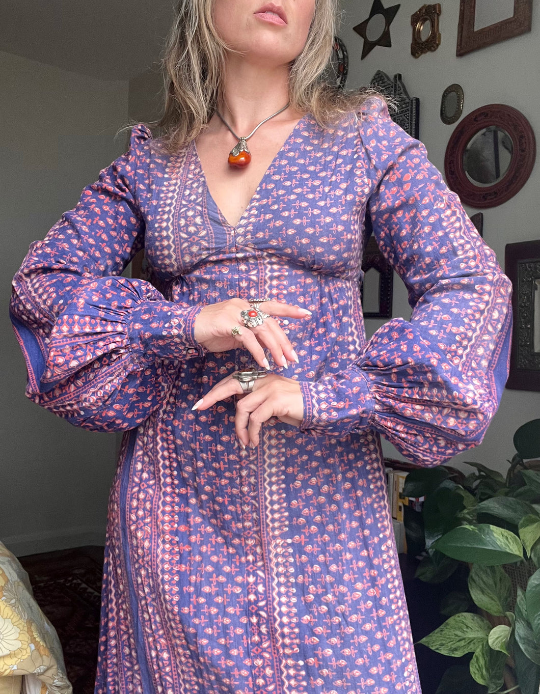 Hazy Dayz Ayesha Davar Maxi Dress – Hazy Dayz Vintage