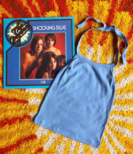 Hazy Dayz 70s Deadstock Halter Crop Top