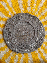 Hazy Dayz Silver Sequin Beret