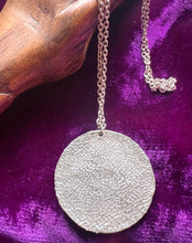 Hazy Dayz 60s Modernist Stainless Steel Pink Swirl Necklace