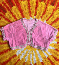 Hazy Dayz “Pink Moon” Antique Bolero Jacket