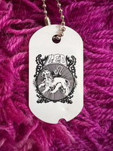 Hazy Dayz Rare 70s Zodiac Bottle Opening Dog Tag Necklace
