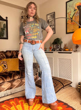 Hazy Dayz Brittania Sportswear Windowpane Flares