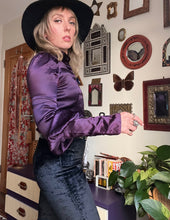 Hazy Dayz 60s Biba Satin Shirt