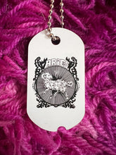 Hazy Dayz Rare 70s Zodiac Bottle Opening Dog Tag Necklace