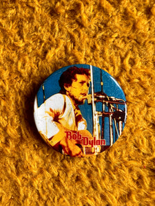 Hazy Dayz 70s Bob Dylan Large Pin Badge
