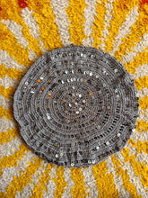 Hazy Dayz Silver Sequin Beret