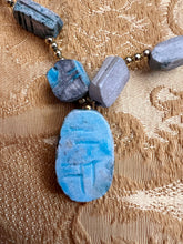 70s Egyptian Revival Scarab Necklace