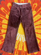Hazy Dayz “Coconut Grove” Suede Kick-Flares