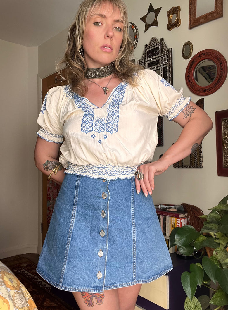 Hazy Dayz Stirling Cooper Denim Skirt