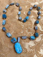 70s Egyptian Revival Scarab Necklace