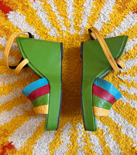 Hazy Dayz "She's a Rainbow" Platform Shoes