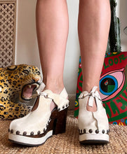 Hazy Dayz "White Room" Platform Clog Shoes