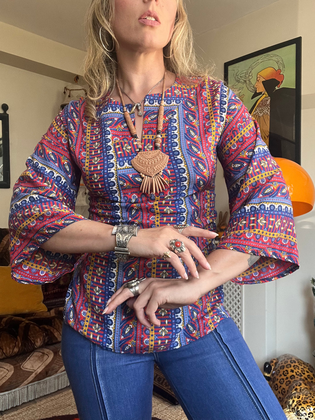 Hazy Dayz Tapestry Top