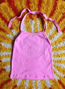 Hazy Dayz 70s Deadstock Halter Crop Top