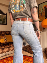 Hazy Dayz Brittania Sportswear Windowpane Flares