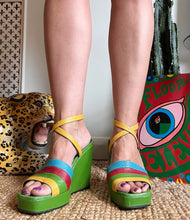 Hazy Dayz "She's a Rainbow" Platform Shoes