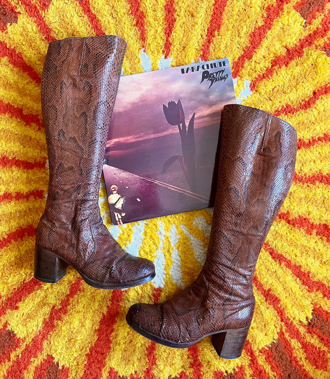 Hazy Dayz Gohil's Snakeskin Boots