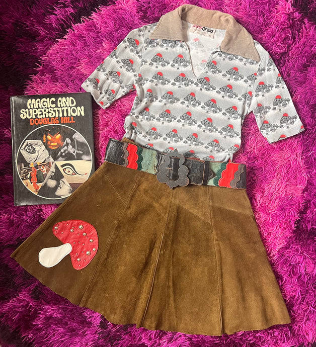 Hazy Dayz Some Kind Of Mushroom Skirt