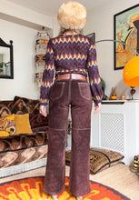 Hazy Dayz “Coconut Grove” Suede Kick-Flares