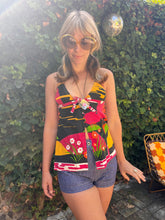 Hazy Dayz “Mind Gardens” Halter Neck Top