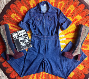 Hazy Dayz Blue Jean Baby Jumpsuit