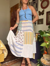 Hazy Dayz Patchwork Wrap Skirt