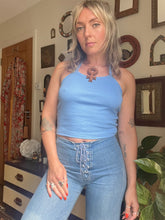Hazy Dayz 70s Deadstock Halter Crop Top