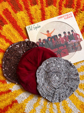 Hazy Dayz Silver Sequin Beret