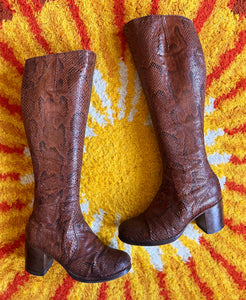 Hazy Dayz Gohil's Snakeskin Boots