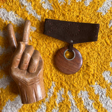 Hazy Dayz X JoJo Nouveau Wooden Disc Drop Choker