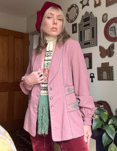 Hazy Dayz Janice Wainwright at Forty Seven Poland Street Dusty Pink Jacket