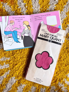 Hazy Dayz Mary Quant Italian Pink Stockings