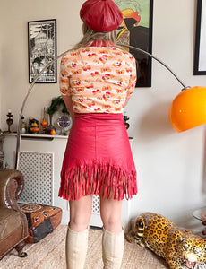 Hazy Dayz Red House Skirt