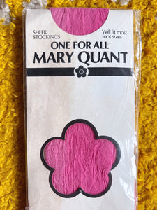 Hazy Dayz Mary Quant Italian Pink Stockings
