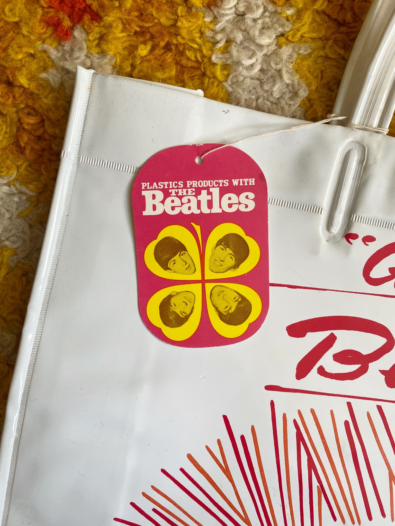 Rare collectors 1966 Beatles Japanese Tote Bag – Hazy Dayz Vintage