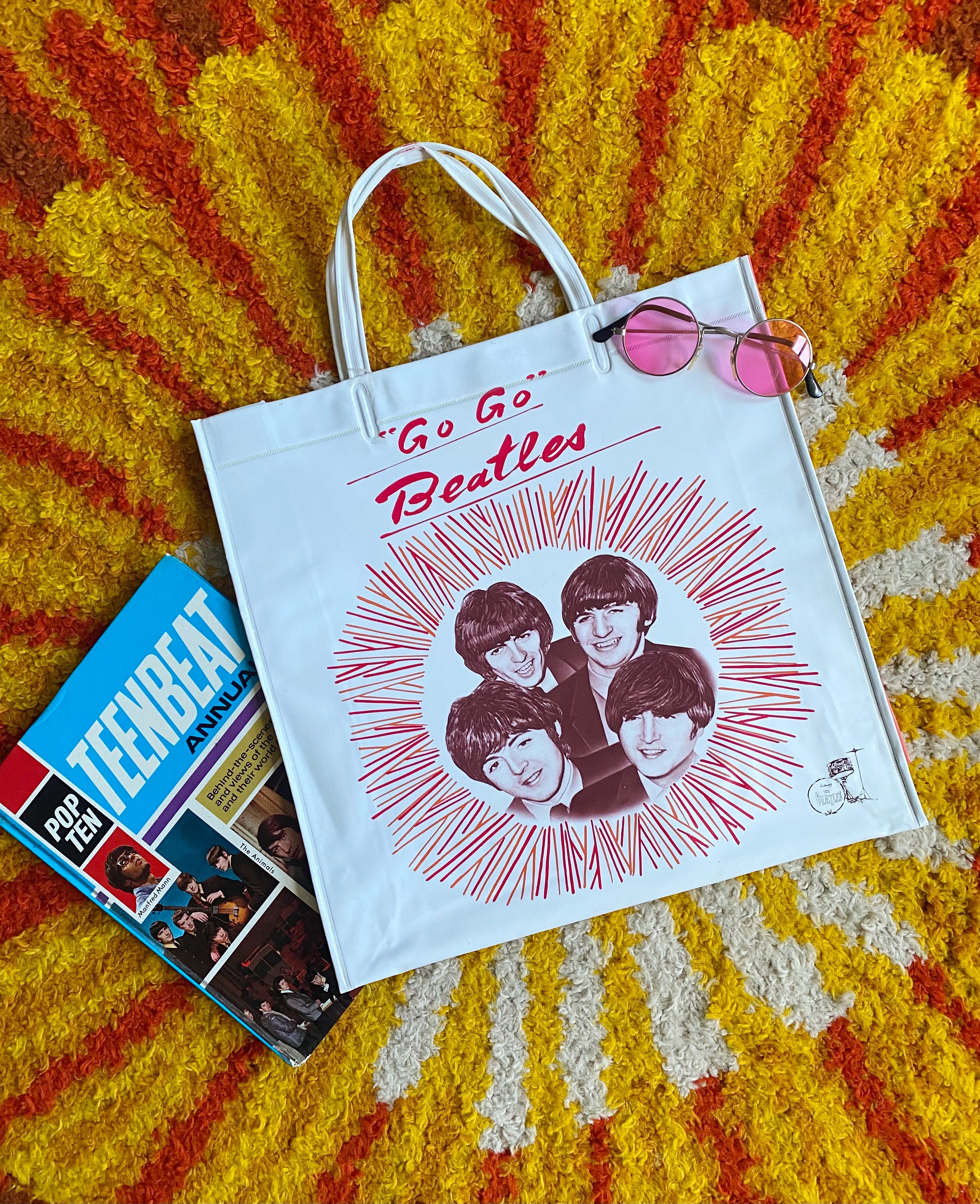 Rare collectors 1966 Beatles Japanese Tote Bag – Hazy Dayz Vintage