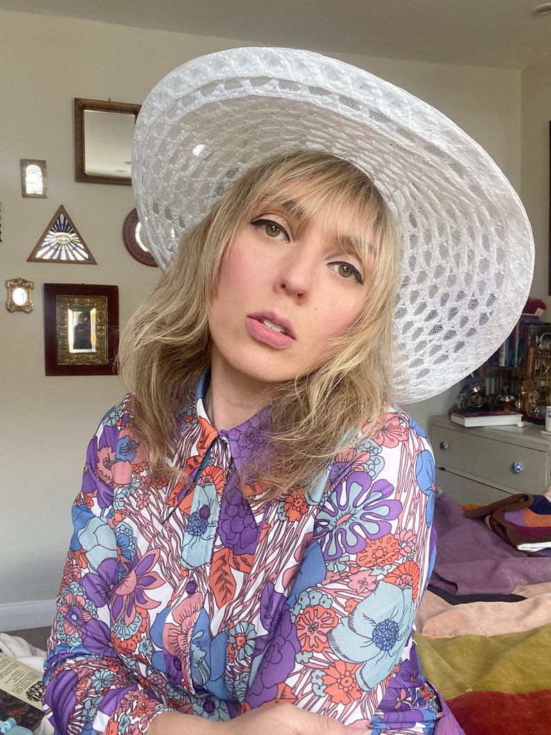 Hazy Dayz White Rabbit Hat